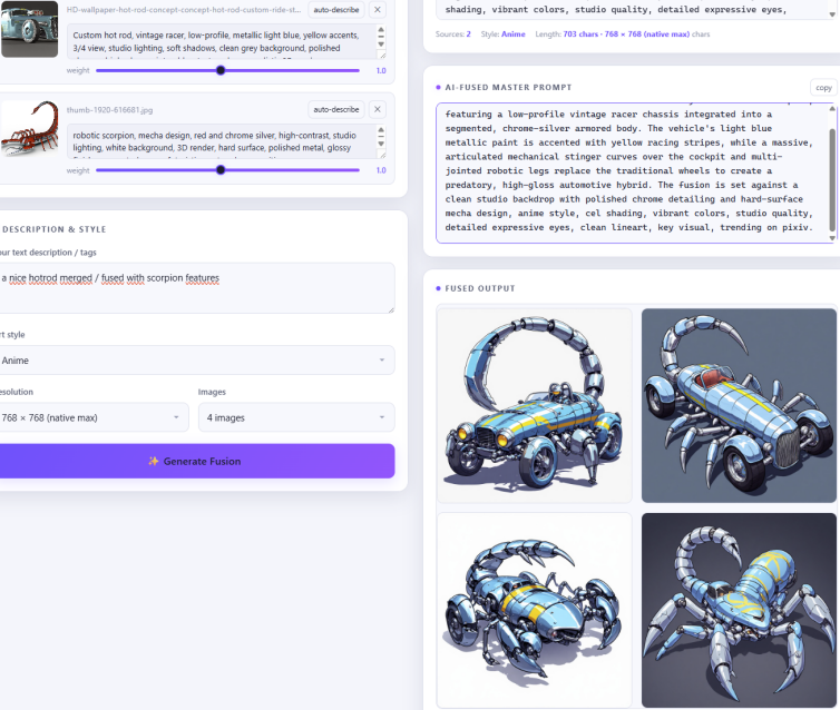 AI Image Fusion Preview 2